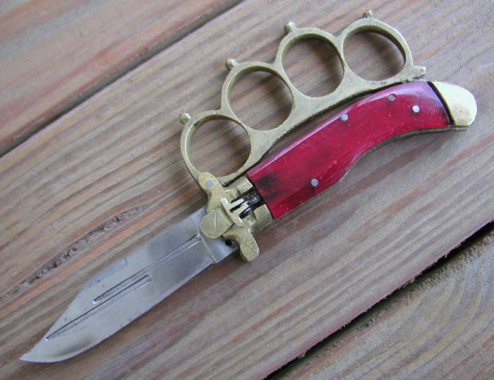 Vintage Indian Switchblade Knives